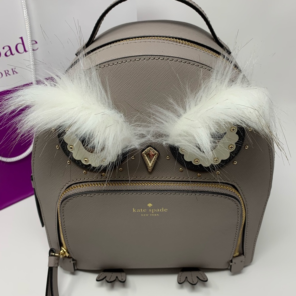 Kate spade owl Tomi star bright cityscape backpack - Picture 2 of 8